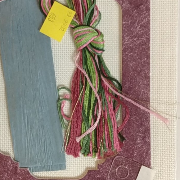 Vintage DIY Shabby Chic Needlepoint Decor Kits Sealed - Picture 8 of 11